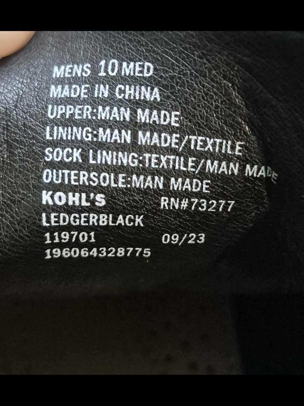 Sonoma Goods For Life Chukka Boots "LedgerBlack" (2023) M10/W11.5 New - Picture 10 of 10